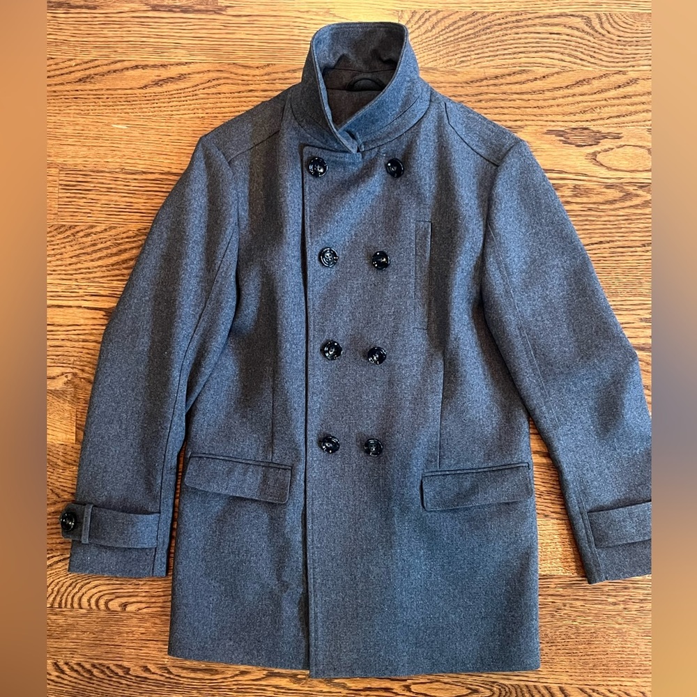 Rodd and Gunn Medium Peacoat in Gray